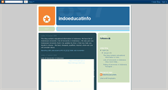 Desktop Screenshot of indoeducatinfo.blogspot.com