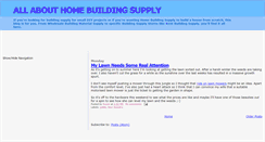 Desktop Screenshot of homebuildingsupply.blogspot.com