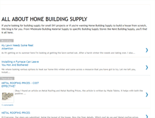 Tablet Screenshot of homebuildingsupply.blogspot.com