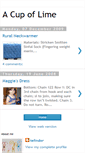 Mobile Screenshot of cupoflime.blogspot.com