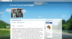 Desktop Screenshot of emmathebeagle.blogspot.com