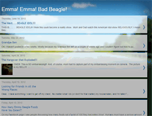 Tablet Screenshot of emmathebeagle.blogspot.com