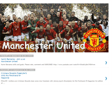 Tablet Screenshot of manchester-united-football-highlight.blogspot.com