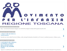 Tablet Screenshot of movimentoinfanziatoscana.blogspot.com