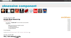 Desktop Screenshot of obsessive-component.blogspot.com