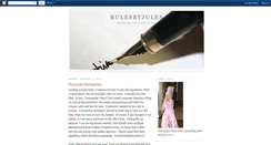 Desktop Screenshot of jules-rulesbyjules.blogspot.com