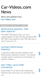 Mobile Screenshot of car-videos-news.blogspot.com