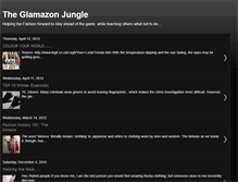 Tablet Screenshot of glamazon-jungle.blogspot.com