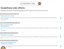 Tablet Screenshot of glutathione-side-effects.blogspot.com