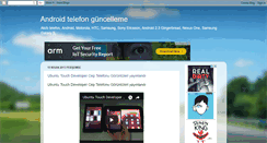 Desktop Screenshot of androidguncelleme.blogspot.com