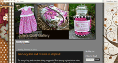 Desktop Screenshot of juliesquiltgallery.blogspot.com