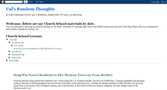 Desktop Screenshot of calschurchschool.blogspot.com