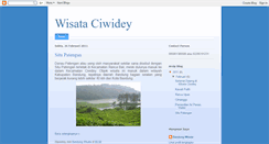 Desktop Screenshot of bandungwisata21.blogspot.com