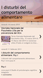 Mobile Screenshot of disturbidelcomportamentoalimentare.blogspot.com