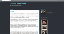 Desktop Screenshot of marriednotburied.blogspot.com