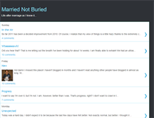 Tablet Screenshot of marriednotburied.blogspot.com