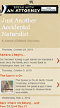 Mobile Screenshot of accidentalnaturalist.blogspot.com