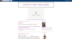 Desktop Screenshot of laurensbestbodquest.blogspot.com