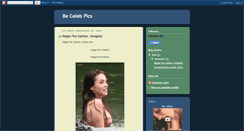 Desktop Screenshot of becelebpicsblogtmw.blogspot.com