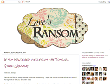 Tablet Screenshot of lovesransom.blogspot.com