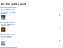 Tablet Screenshot of dashotelsavoia.blogspot.com