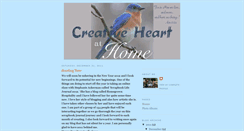 Desktop Screenshot of creativeheartathome.blogspot.com