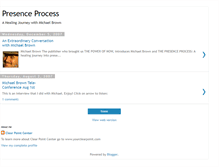 Tablet Screenshot of presenceprocess.blogspot.com