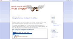 Desktop Screenshot of angelwingtips.blogspot.com