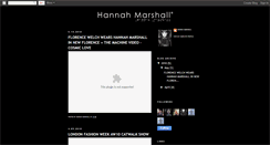 Desktop Screenshot of hannah-marshall.blogspot.com