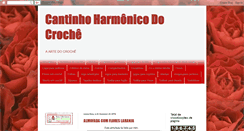 Desktop Screenshot of cantinhoharmonicodocroche.blogspot.com