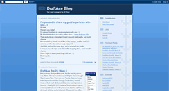 Desktop Screenshot of draftace.blogspot.com