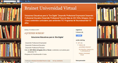 Desktop Screenshot of brainetuniversidadvirtual.blogspot.com