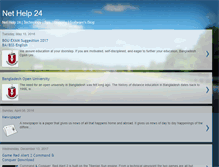 Tablet Screenshot of nethelp24.blogspot.com