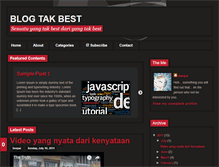 Tablet Screenshot of blogtakbest.blogspot.com