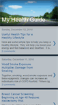 Mobile Screenshot of myhealthguide4you.blogspot.com