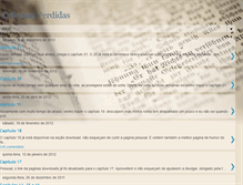 Tablet Screenshot of cronicasperdidasoficial.blogspot.com