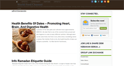 Desktop Screenshot of foodchanel.blogspot.com