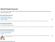 Tablet Screenshot of foodchanel.blogspot.com