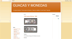 Desktop Screenshot of guacasymonedas.blogspot.com