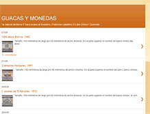 Tablet Screenshot of guacasymonedas.blogspot.com