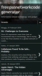 Mobile Screenshot of freepsnnetworkcodegenerator.blogspot.com