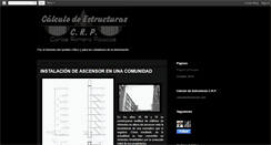 Desktop Screenshot of ingenierodeestructuras.blogspot.com