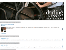 Tablet Screenshot of darlingpressstudio.blogspot.com