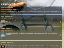 Tablet Screenshot of iamnotacyclist.blogspot.com