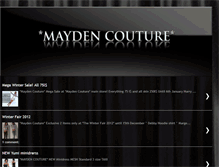 Tablet Screenshot of maydencouture.blogspot.com