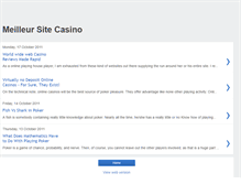 Tablet Screenshot of meilleur-sitecasino.blogspot.com