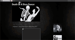 Desktop Screenshot of deathofadiscodancer777.blogspot.com