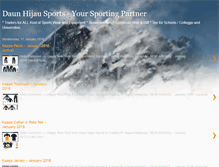 Tablet Screenshot of daunhijauyoursportingpartner.blogspot.com