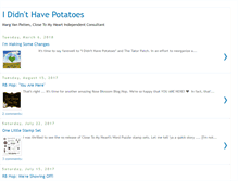 Tablet Screenshot of ididnthavepotatoes.blogspot.com
