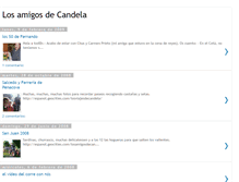 Tablet Screenshot of losamigosdecandela.blogspot.com